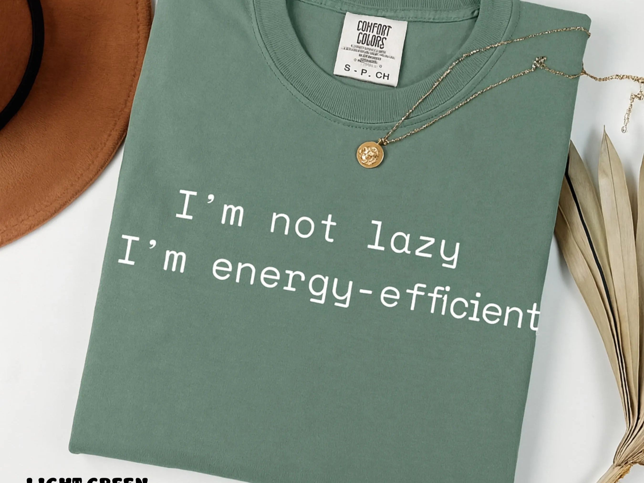 I'm Not Lazy I'm Energy Efficient Shirt | Funny Introvert Gift