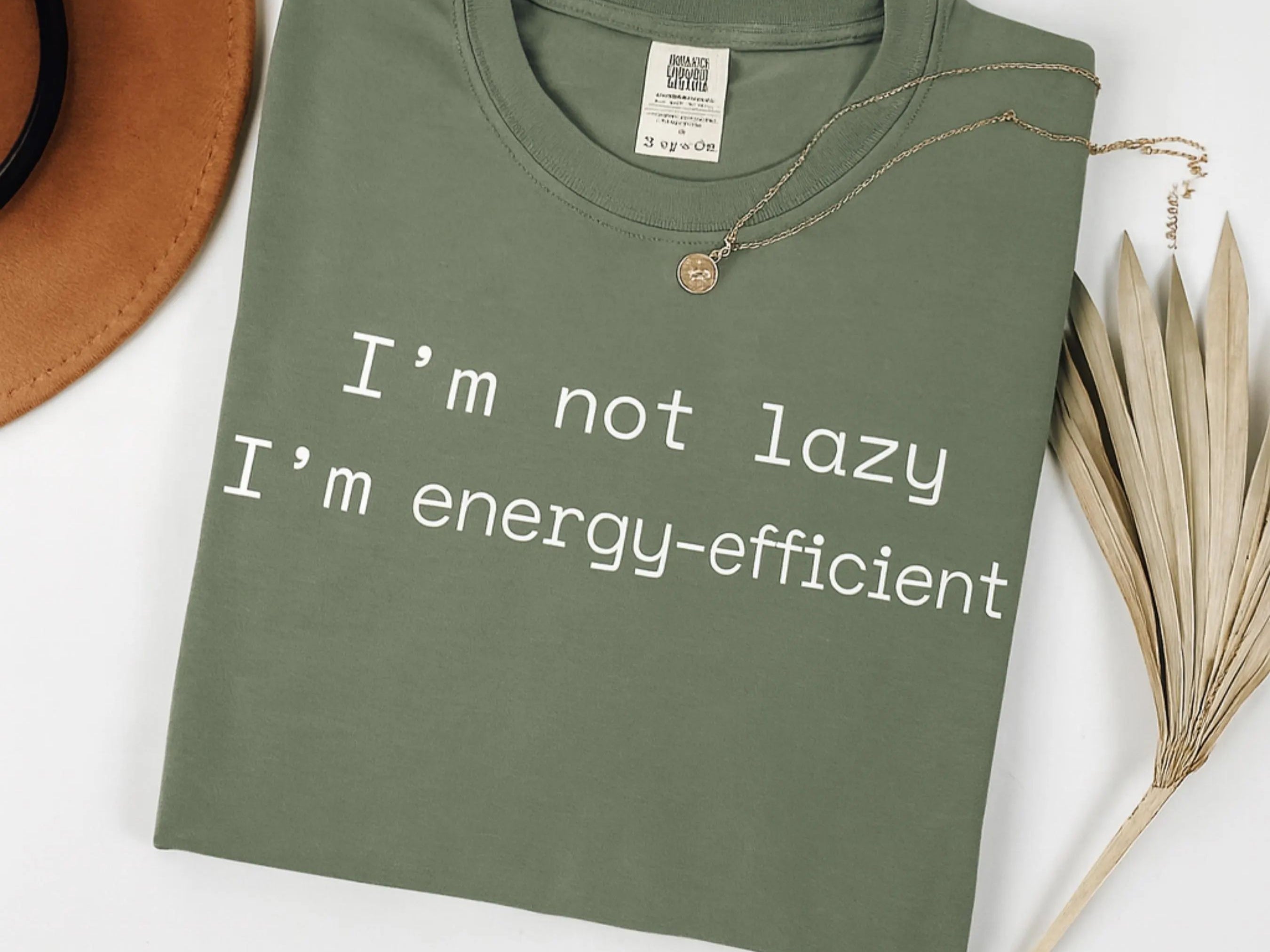 I'm Not Lazy I'm Energy Efficient Shirt | Funny Introvert Gift