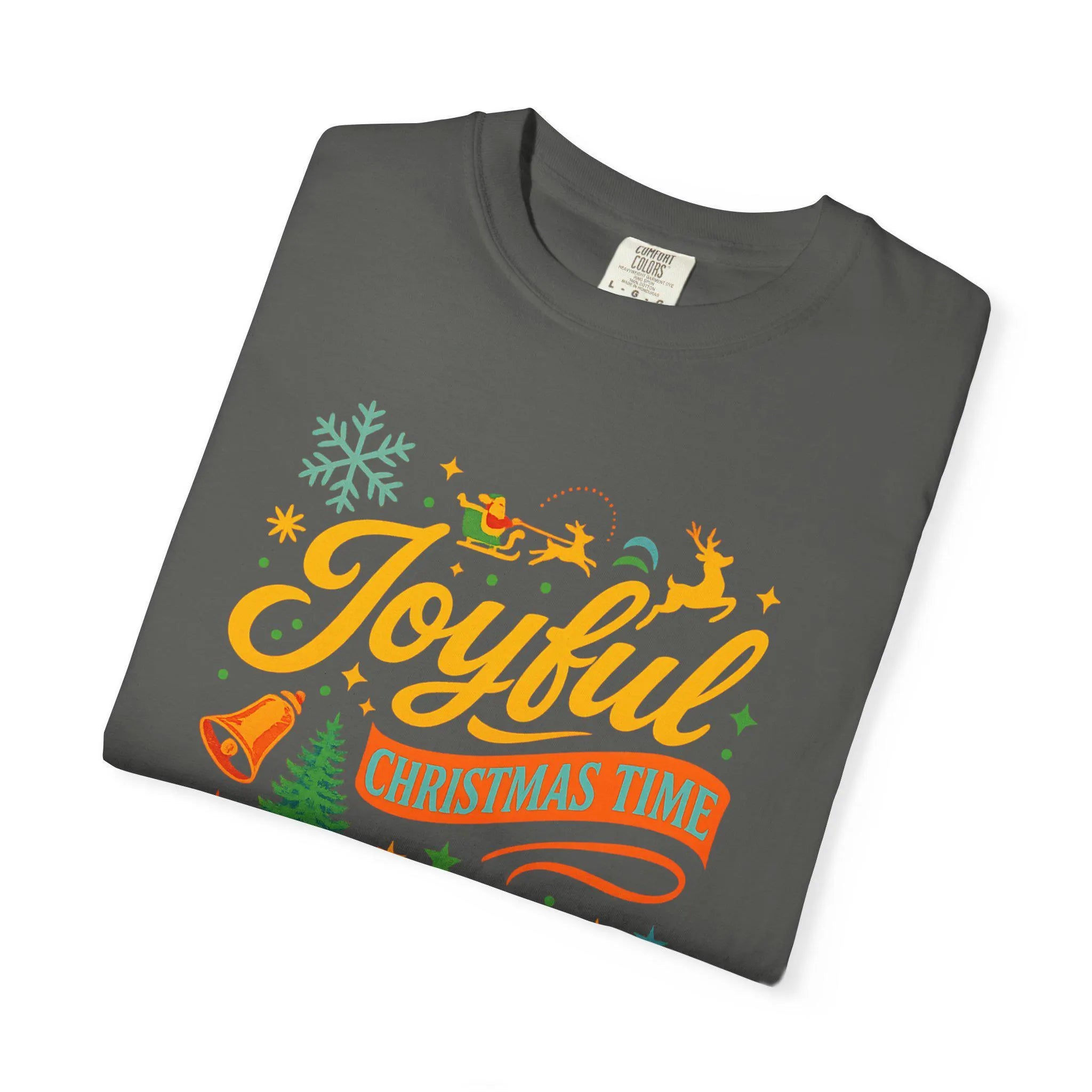 Joyful Christmas Time Shirt | Retro Holiday T-Shirt Gift