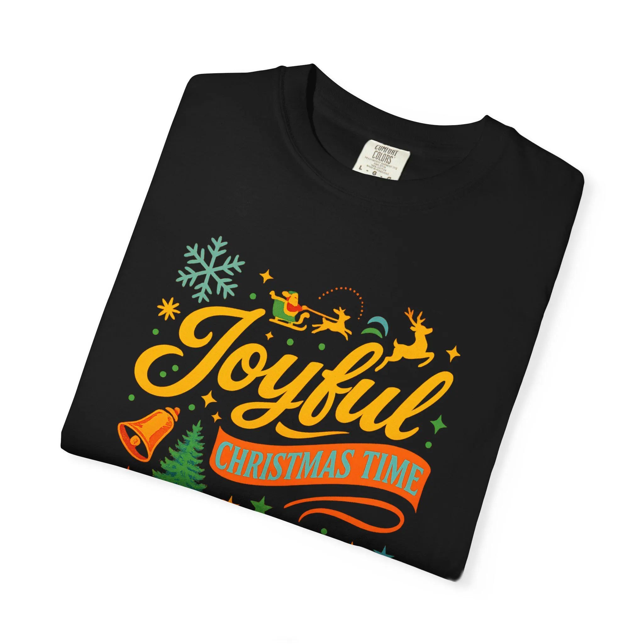 Joyful Christmas Time Shirt | Retro Holiday T-Shirt Gift